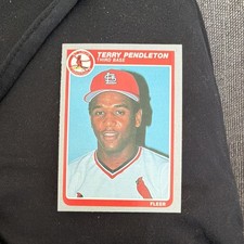 Fleer 1985 Terry Pendleton #236 St. Louis Cardinals Baseball Card Base Set