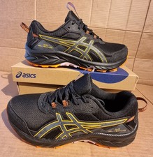 ASICS Women's UK7.5 Gel-Venture 10 Waterproof Trail Running Shoes - Black/Orange