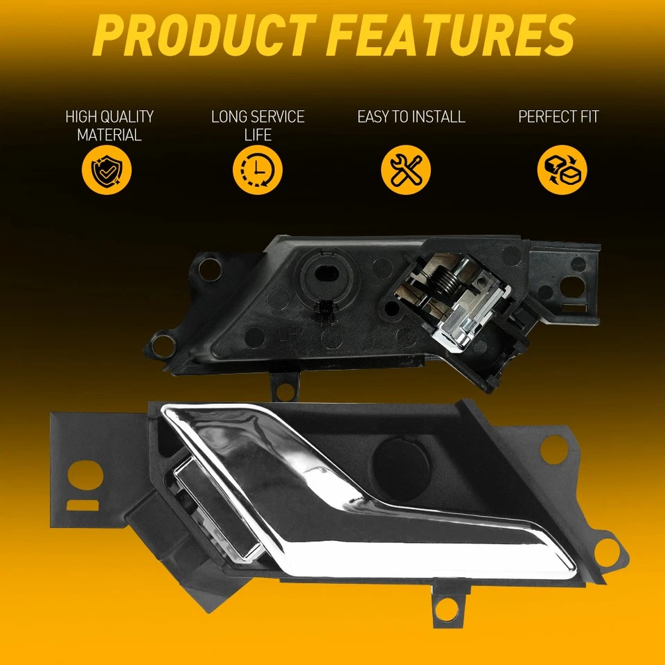 Manija interior de puerta izquierda derecha 4 piezas para Chevy Captiva Sport EOA 2012 2013 14 15 Foto 2 de 4