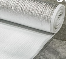 3mm Acoustic Silver Underlay with DPM – Laminate & Wood Flooring Protection