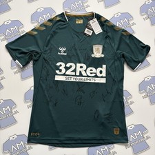 Middlesbrough FC Squad Signed 2021/2022 Original Away Shirt Medium Championship
