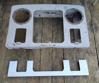 Land Rover Series 2 radiator panel