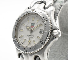 TAG Heuer S/el WG1312-0 Professional Quartz Ladies Watch White Dial Diver 200m