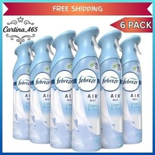 Febreze Air Mist Spray 8.8oz 6 Ct Linen Sky Scent Home Bathroom Odor Fighter