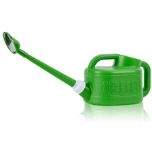 Ebristar 1 Gal 4L Plastic Watering Can Long Spout Sprinkler Green