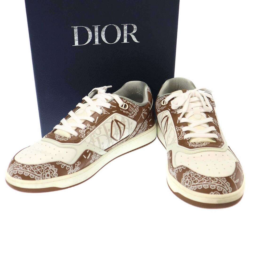 Dior B27 LT CALF GALAXY PAISLEY LOW TOP SNEAKERS FA1221
