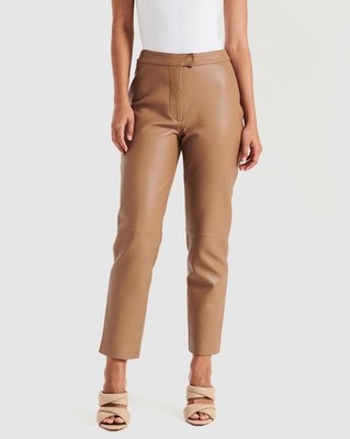 Gorgeous Ena Pelly Ava Leather Pants Black 16 $699 - BNWT