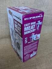 Prima No 5 Traditional Cast Iron Meat Mincer Manual Grinder Beef Sausage Tool