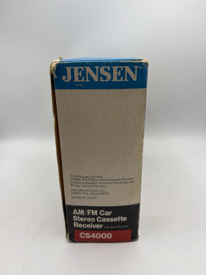 Jensen CP4 Stereo System CS4000 Stereo Cassette Receiver AM/FM Car Truck NOS - Image 4 of 4
