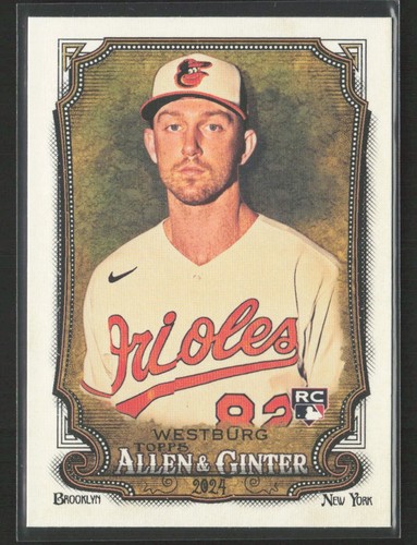 Jordan Westburg 2024 Topps Allen & Ginter #33 Rookie Baltimore Orioles