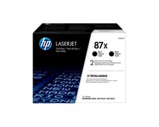 HP Confezione da 2 cartucce toner nero originale ad alta capacità LaserJet 87X