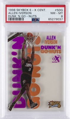 1998-99 Skybox E-X Century - Dunk'n Go-Nuts Allen Iverson #5 DG