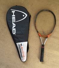 HEAD Ti Radical Titanium Tennis Racket with Case. The grip needs new tapping.