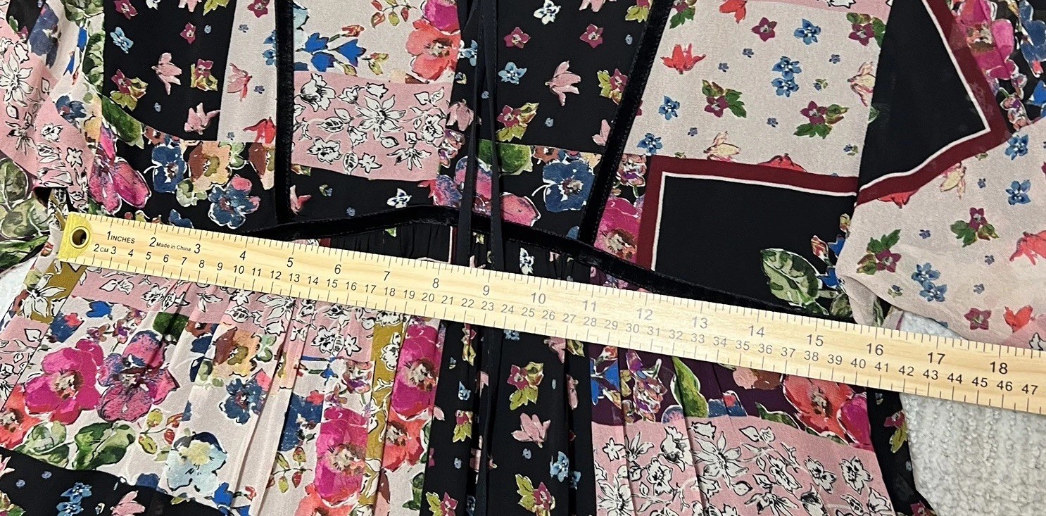 Johnny Was Cruces Patchwork Boho Cottagecore Flor… - image 6