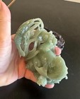 Antique Chinese Jade Shrimp Koi Fish Hand Carved Figure Statue Qing Dynasty — photo 9