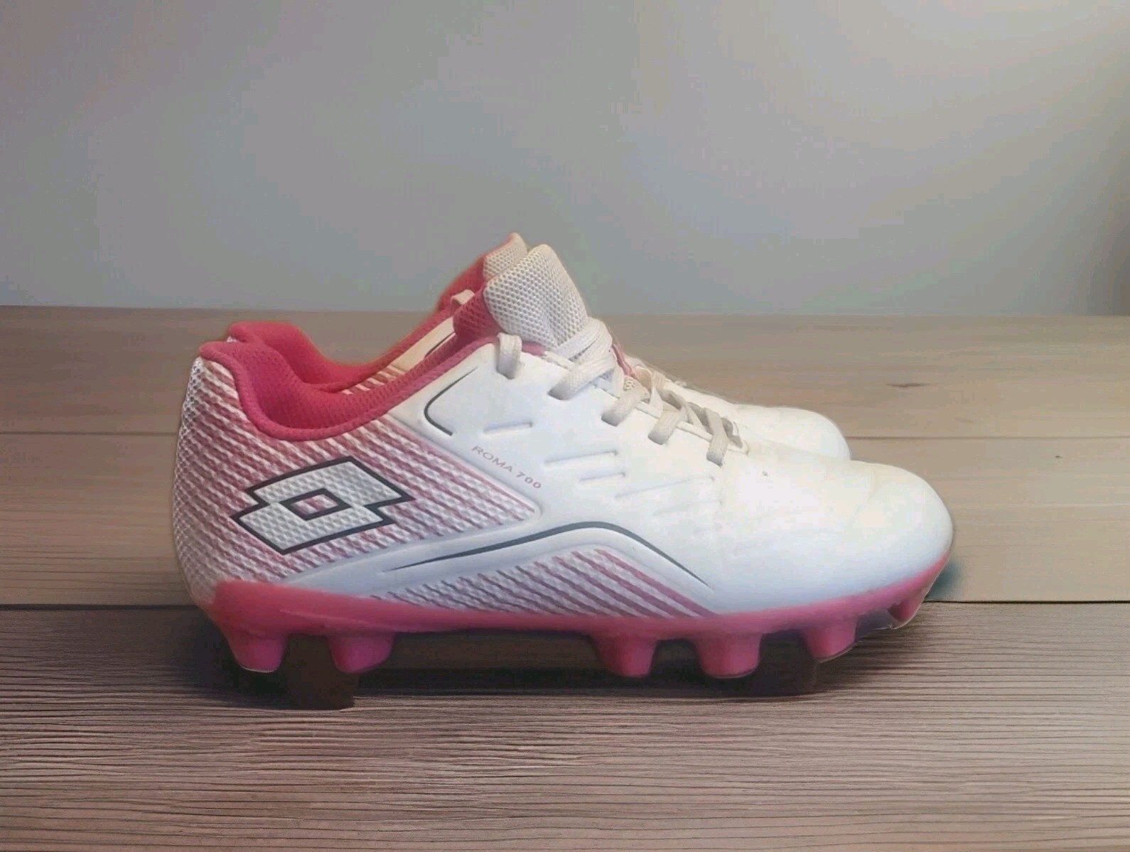 Lotto Roma 700 tacchetti calcio giovanile taglia 2 rosa