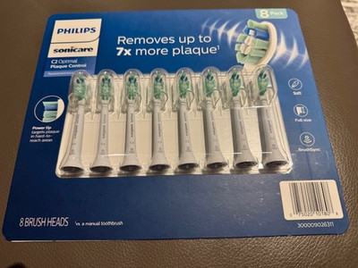 GENUINE Philips Sonicare C2 Optimal Plaque Control Replacement Brush Heads PCK 8