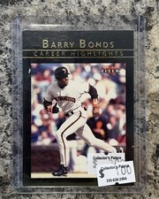 barry bonds rare cards PSA GRADED 9 (Baseball Card) 1987 Topps Top 20 Most Valuable Barry