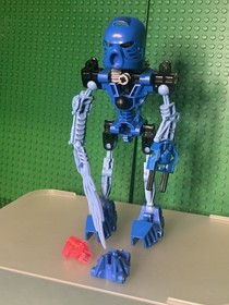 LEGO Bionicle Toa Mata Tahu 8534 Blue Kanohi Hau Custom Moc Read Description 