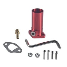 CNC Intake Pipe Inlet Manifold For VM24 PWK24 Carburetor For Pator 212cc red