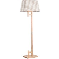 Stehleuchte Holz Stoff Wohnzimmer Blendarm E27 L:45 Cm Stehlampe Schlafzimmer
