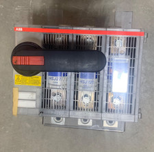 ABB OES400J3 Fusible Disconnect, 400 Amp 600 Vac 3P Panel Mount Rotary Switch