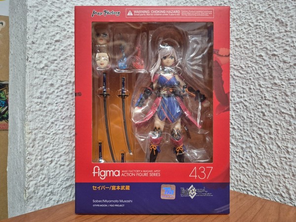 SABER / MIYAMOTO MUSASHI FIGURA 14 CM FATE GRAND ORDER FIGMA GOOD SMILE