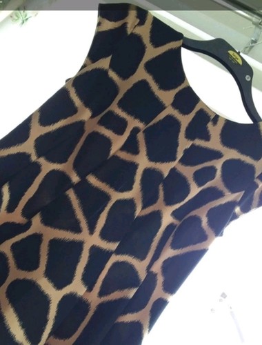 MICHAEL KORS KLEID ANIMAL PRINT UK8 NEU OHNE ETIKETT