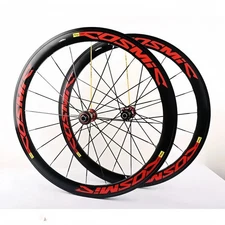 700C Road Bike V Brake Wheelset Carbon fiber Tube Disc Brake Bicycle Wheel