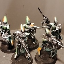 Warhammer 40K Resin Miniture Eldar Rangers x5...
