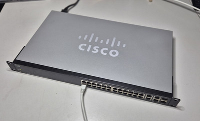 POE Switch Cisco SF300-24P  POE Managed Switch 24 Ports 10/100 Gigabit Uplink