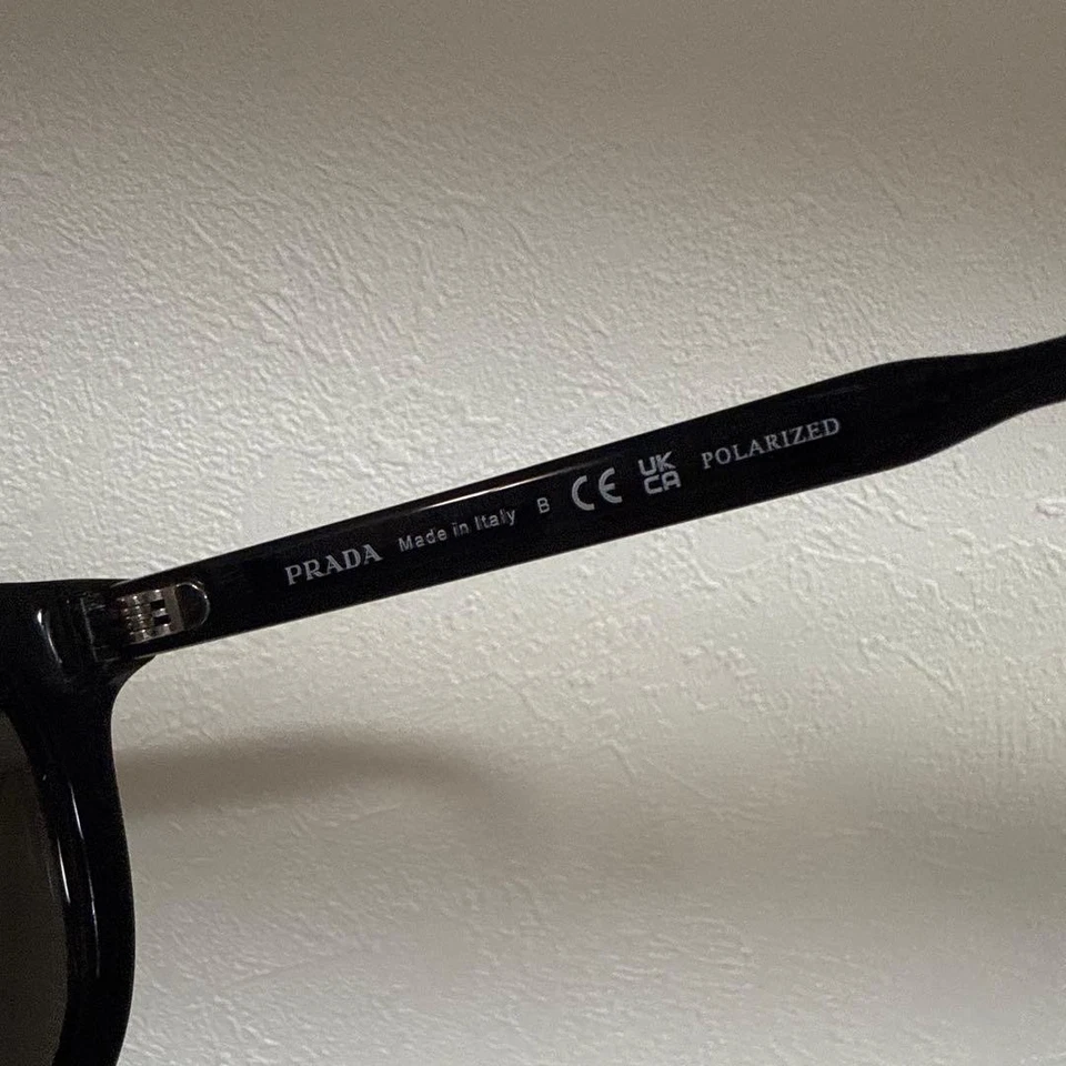 PRADA Polarized Lens Sunglasses Black - Image 2 of 4