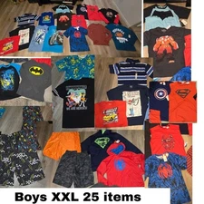 Boys Clothing Lot XXL 18/20 Mixed Brands  Marvel 25 Items