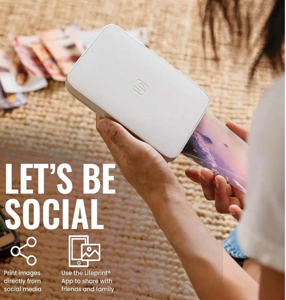 Lifeprint 3x4.5 Portable Photo AND Video Printer for iPhone and Android. - Image 2 of 4