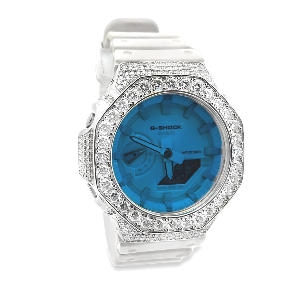 RELOJ G-SHOCK MOISSANITE AZUL CLARO Foto 4 de 4