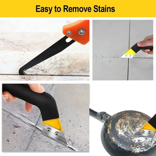 Grout Remover Tools Tile Grouting Tool Grout Hand Saw Angled Grout Scraping Rake - Image 4 of 4