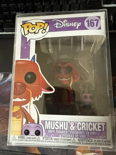 ✨Funko Pop & Buddy Disney Mulan: Mushu & Cricket Figure w/ Protector
