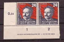 DDR  MiNr 294 postfrisch ** mit Druckvermerk DV 1