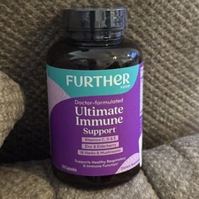 Further Food Ultimate Immune Support Vitamin C D E and Zinc + Natural Immunity