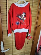 NOS New Mickeys Stuff For Kids 2 Pc Set Crewneck Outfit 90s Toddler Disney 5T 6T