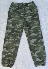 Gap Kids Boy's Green Khaki Sweatpants Cotton Size 8 M