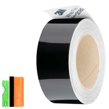 2 inches x 75 Feet Gloss Black 3M 2080 Vinyl Wrap Kit for Black Out Chrome De...