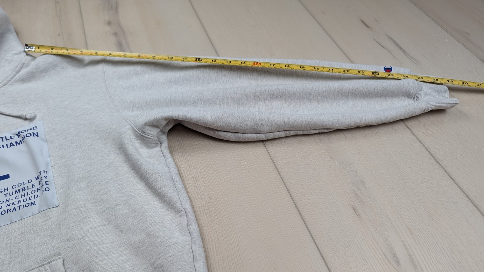 Supreme x Champion Label Hooded Hoodie Sweatshirt Mens L Light Gray Streetwear thumbnail 12