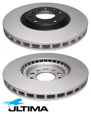 FRONT VENTED DISC BRAKE ROTOR SET FOR ALFA ROMEO SPIDER 939B1 1.7L I4 OD 305MM