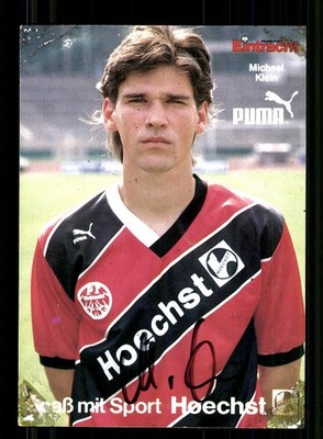Michael Klein Autogrammkarte Eintracht Frankfurt 1989-90 Original  + A 258512
