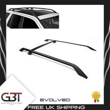 FOR LAND ROVER FREELANDER 2 ROOF RACK RAILS CROSS BAR KIT OEM STYLE FIT BLACK UK