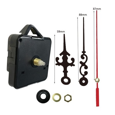 Quartz Wall Clock Metal Hands Movement Mechanism DIY Kits Replace Repair Parts
