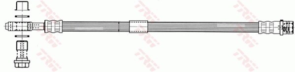 TRW PHD935 Bremsschlauch FüR VW Passat B5 (3B2)-image