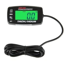 RacingPowerSports Backlit Digital Tach Tachometer Hour Meter ATV Boat Bike UTV
