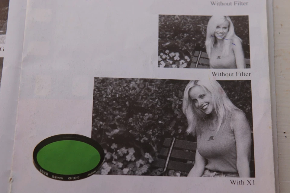 NEW Vtg Rokunar 48mm GREEN X1 FILTER, Japan 48mm Green X1 Filter -Mint Old Stock - Image 4 of 4